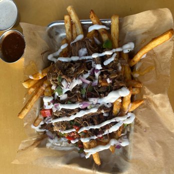 Sena On Myrtle - Carnitas fries - New American Near Me - Monrovia, California Sena On Myrtle - Carnitas fries - New American Near Me - Monrovia, California
