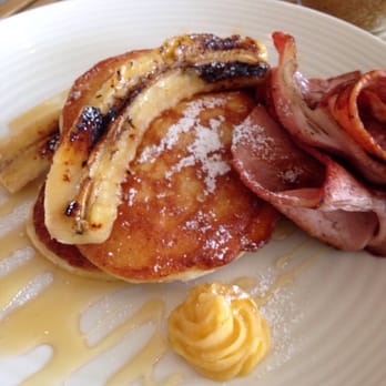 Big Tree House Cafe - Ricotta pancakes with a generous side serve of bacon! - Breakfast & Brunch Near Me - Rydalmere, NSW Big Tree House Cafe - Ricotta pancakes with a generous side serve of bacon! - Breakfast & Brunch Near Me - Rydalmere, NSW
