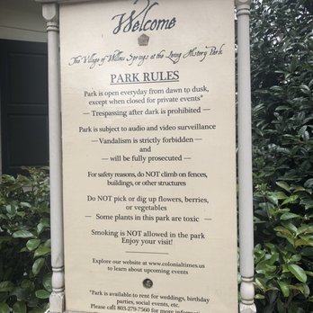 Living History Park - The rules! - Landmarks & Historical Buildings Near Me - North Augusta, South Carolina Living History Park - The rules! - Landmarks & Historical Buildings Near Me - North Augusta, South Carolina