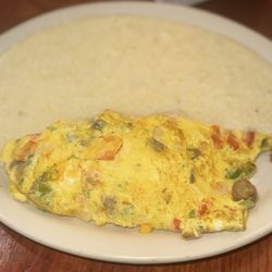 Vegetable Omelette Breakfast