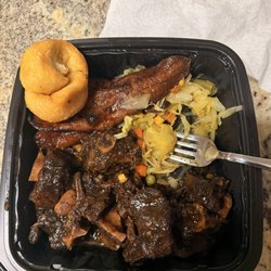 Haughton Jamaican Flavor Hut - Oxtail,veggies, plantains