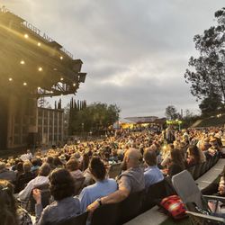 Moonlight Amphitheatre - Announcements before the play.