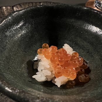 Omakase By Aung - Lemon infused ikura - so fresh! - Sushi Bars Near Me - Honolulu, Hawaii