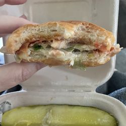 Pickle thicker than the sandwich.