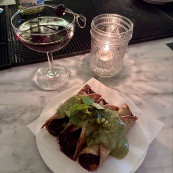 Everson Royce Bar - 7/18 Day one the Blackie and smoky patato taquitos - Bars Near Me - Los Angeles, California Everson Royce Bar - 7/18 Day one the Blackie and smoky patato taquitos - Bars Near Me - Los Angeles, California
