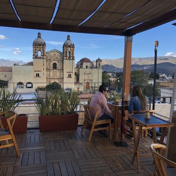 Pitiona - View from upper terrace - Signature Cuisine Near Me - Oaxaca, OAX