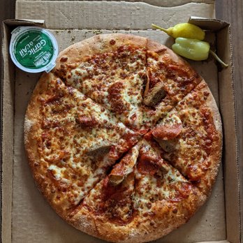 Papa Johns Pizza - 10" meatball pepperoni pizza. It's BOGO on Uber Eats. - Pizza Near Me - Markham, Ontario