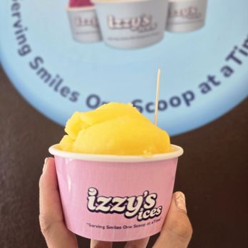 Izzy's Ices - Large with up to 4 flavor scoops. $7.00 - Ice Cream & Frozen Yogurt Near Me - Santa Cruz, California