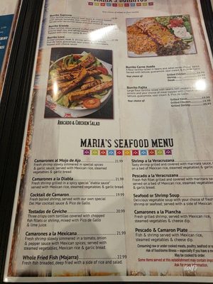 Menu photo 1 Marias Cocina Mexicana Sulphur, LA Menu photo 1 Marias Cocina Mexicana Sulphur, LA