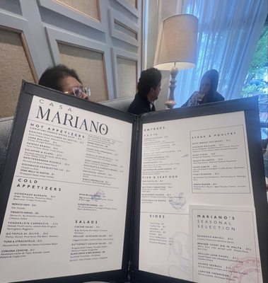 Menu photo 7 Casa Mariano Doral, FL