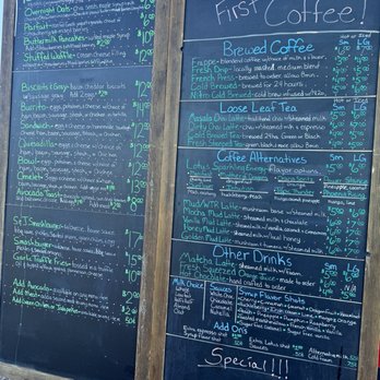 S & J Mobile Cafe - Menu... lots of options! - Coffee & Tea Near Me - Williams, Arizona