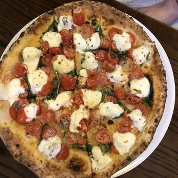 Pupatella - Burrata Pizza (burrata, tomato, basil) - Pizza Near Me - Arlington, Virginia