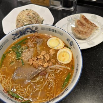 Ramen Nakamura - miso ramen combo with fried rice and gyoza so good - Ramen Near Me - Honolulu, Hawaii Ramen Nakamura - miso ramen combo with fried rice and gyoza so good - Ramen Near Me - Honolulu, Hawaii