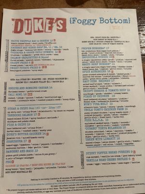 Menu photo 3 Duke's Grocery Washington, DC, DC