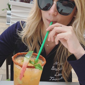 Green Crush - Cantaloupe Fresca with 2 shots of Ciroc and picante rim. Highly recommended! - Juice Bars & Smoothies Near Me - Las Vegas, Nevada