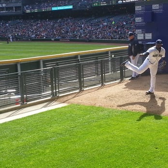 T-Mobile Park - Up close Bullpen at Safeco Field - Stadiums & Arenas Near Me - Seattle, Washington