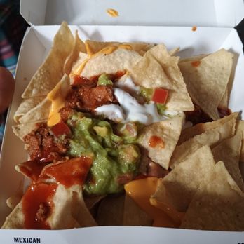 Taco Bell - Loading beef nachos. I forgot to photograph the rest of the items today. - Fast Food Near Me - Espanola, New Mexico