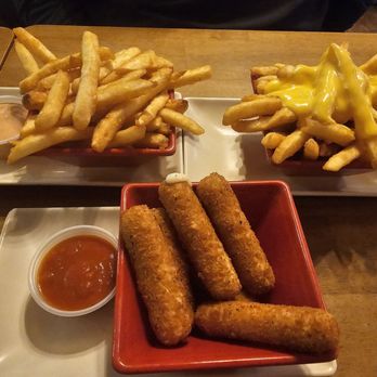 Soup N Burger - Cheese Fries and Mozarrella Sticks - Soup Near Me - Brooklyn, New York