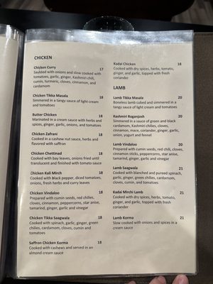 Menu photo 3 Angaar New York, NY