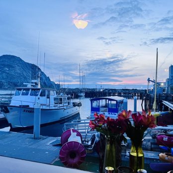 The Harbor Hut - View from our table - Seafood Near Me - Morro Bay, California The Harbor Hut - View from our table - Seafood Near Me - Morro Bay, California