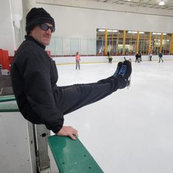 AZ Ice Peoria - Stretching the hard way!