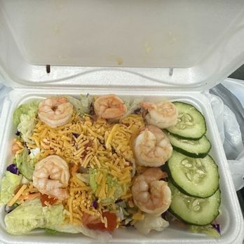 Skyline Wings and Things - Tossed salad with Steamed Shrimp - Seafood Near Me - Jacksonville, Florida Skyline Wings and Things - Tossed salad with Steamed Shrimp - Seafood Near Me - Jacksonville, Florida