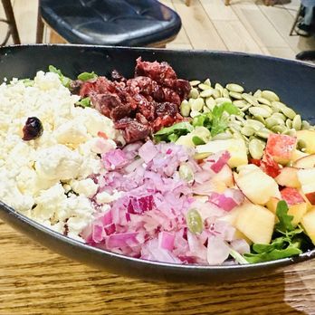 Urban Pine Eatery - Arugula Orchid Salad (has missing ingredients). My daughter mentioned the dressing tasted like it was watered down. - Pizza Near Me - Flagstaff, Arizona