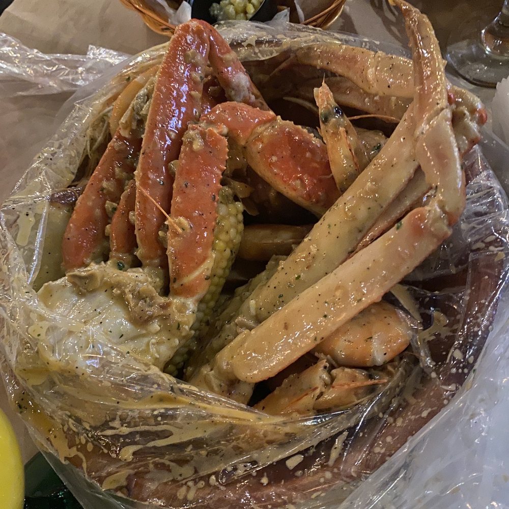Oceanic Boil - 1 lb. Snow Crab Leg and 1 lb. Shrimp - Cajun/Creole Near Me - Rego Park, New York