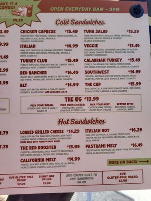 Menu photo 3 Crust Toast and Sandwich Riverside, CA