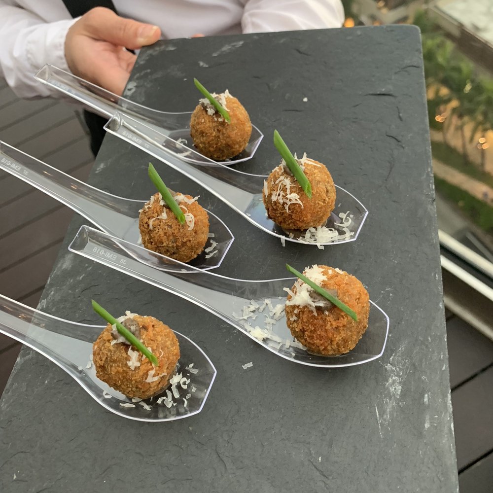 SKY Waikiki - Mushroom meatball, super delicious - Seafood Near Me - Honolulu, Hawaii SKY Waikiki - Mushroom meatball, super delicious - Seafood Near Me - Honolulu, Hawaii