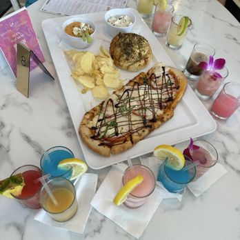 Zachary’s Daiquiris - Caprese pizza and buffalo dip - Salad Near Me - Charleston, South Carolina Zachary’s Daiquiris - Caprese pizza and buffalo dip - Salad Near Me - Charleston, South Carolina