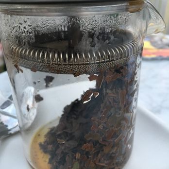 True Food Kitchen - Who puts this many tea leaves in a cup? - Vegetarian Near Me - Pasadena, California True Food Kitchen - Who puts this many tea leaves in a cup? - Vegetarian Near Me - Pasadena, California
