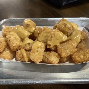 Dog Haus Biergarten - Cheese Tots. Not enough cheese for my liking but life can never have enough cheese. - Burgers Near Me - Vista, California Dog Haus Biergarten - Cheese Tots. Not enough cheese for my liking but life can never have enough cheese. - Burgers Near Me - Vista, California