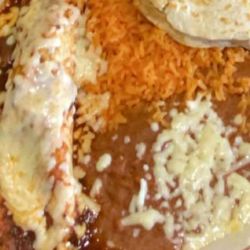 El Camino Mexican Cuisine - Quesadilla and Burrito combo meal.