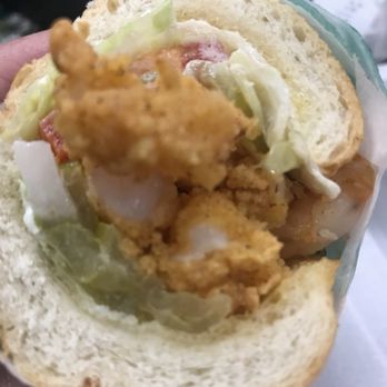 French Market Express - Ross section of Shrimp Po Boy - Convenience Stores Near Me - Natchitoches, Louisiana