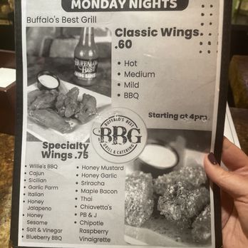 Buffalo's Best Grill - October 2023 Wings come in increments of 10! - American Near Me - Orchard Park, New York