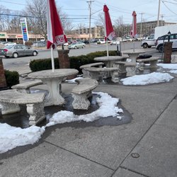 DC's Pizza & Catering - Outside seating, no indoor seating.