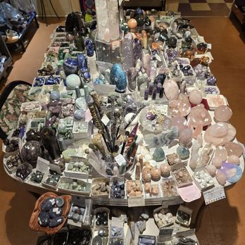 Ojai House - A plethora of crystals and rocks throughout the entire store - Gift Shops Near Me - Ojai, California