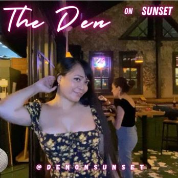 The Den on Sunset - The Den inside karaoke Tuesdays area - American Near Me - West Hollywood, California