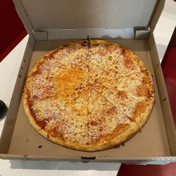 Extra large cheese pizza