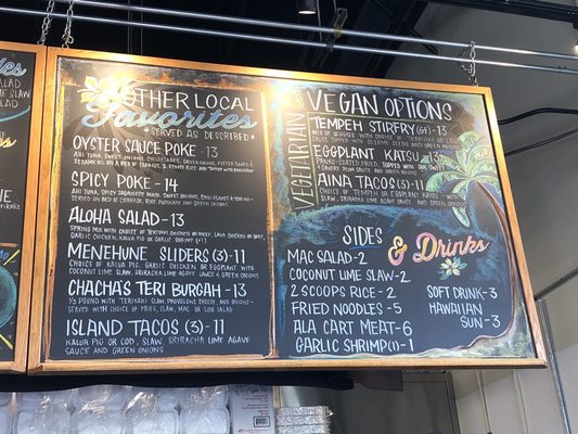 Menu photo 3 Chacha's Hawaiian Grill Eugene Or, OR