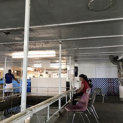 Lewisville Fishing Barge - Inside AC fishing