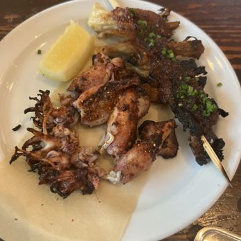 Found Oyster - Mushrooms / squid - so good - Seafood Near Me - Los Angeles, California