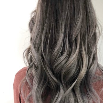 Pika Pika Hair Salon - Ash gray balayage, color, ash gray, balayage, gray, ash, color - Hair Salons Near Me - Plano, Texas Pika Pika Hair Salon - Ash gray balayage, color, ash gray, balayage, gray, ash, color - Hair Salons Near Me - Plano, Texas