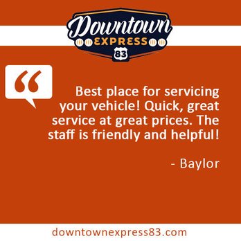 Downtown Express 83 - This review has us blushing Helping the community is our specialty and providing services at super low-costs is our missio... - Auto Repair Near Me - McAllen, Texas Downtown Express 83 - This review has us blushing Helping the community is our specialty and providing services at super low-costs is our missio... - Auto Repair Near Me - McAllen, Texas