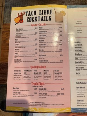 Menu photo 6 Taco Libre St Augustine, FL
