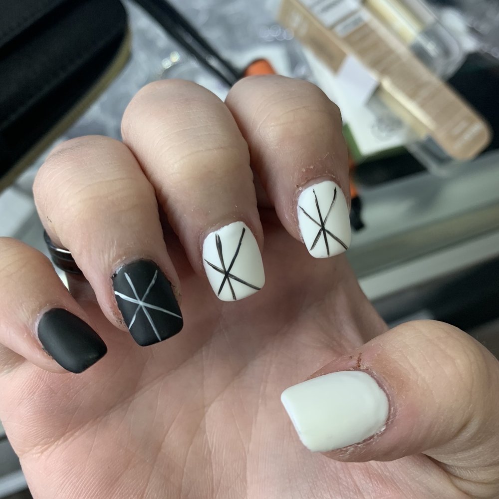 Bad nails versus what I wanted Bad nails versus what I wanted