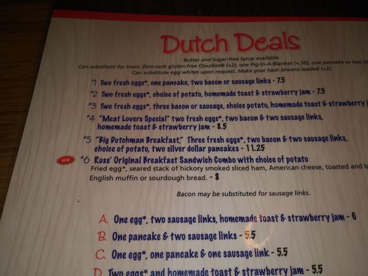 Menu photo 4 Russ' Restaurant Grand Haven, MI Menu photo 4 Russ' Restaurant Grand Haven, MI