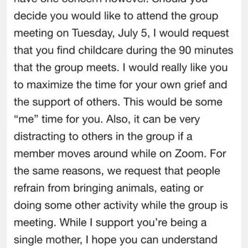 Hospice East Bay - The email from Vicki with the general grief support group - Hospice Near Me - Pleasant Hill, California