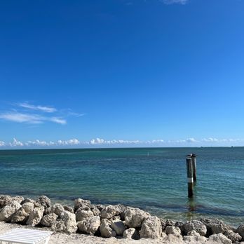 Lazy Days Restaurant - The view from our table. - Seafood Near Me - Islamorada, Florida